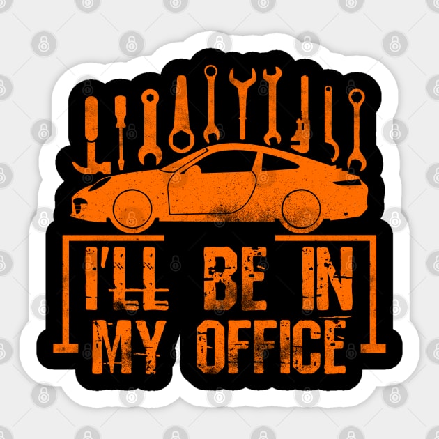 I'll Be In My Office Sticker by Yyoussef101